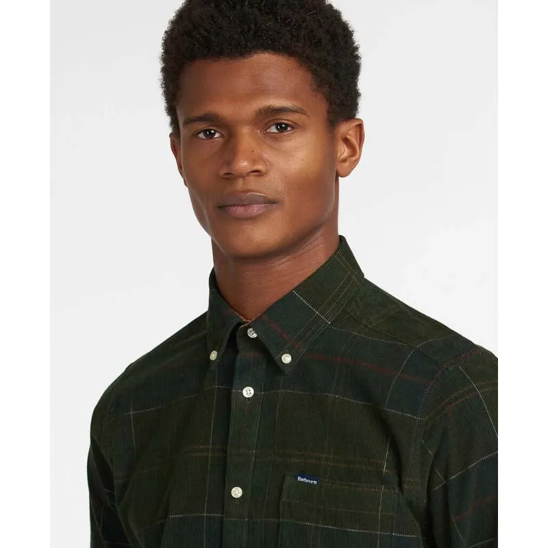 Barbour Blair Corduroy Tailored Mens Shirt - Classic Tartan