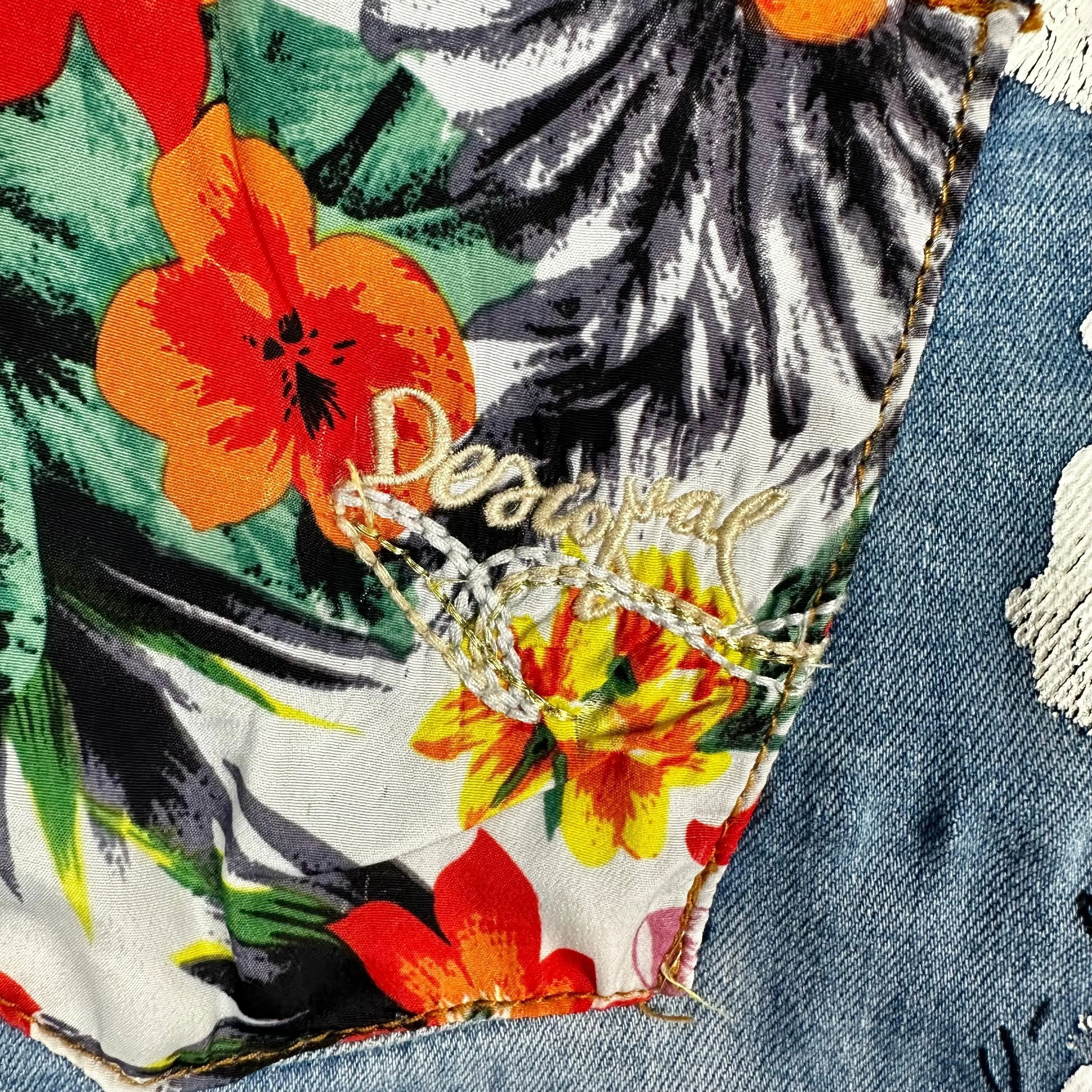 Desigual Ladies Boyfriend Fit Tapered Jeans -Size 30