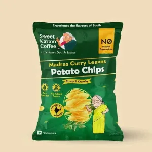 FREE Potato Chips - Madras Curry Leaves 60g Pack (Max 1 per order)