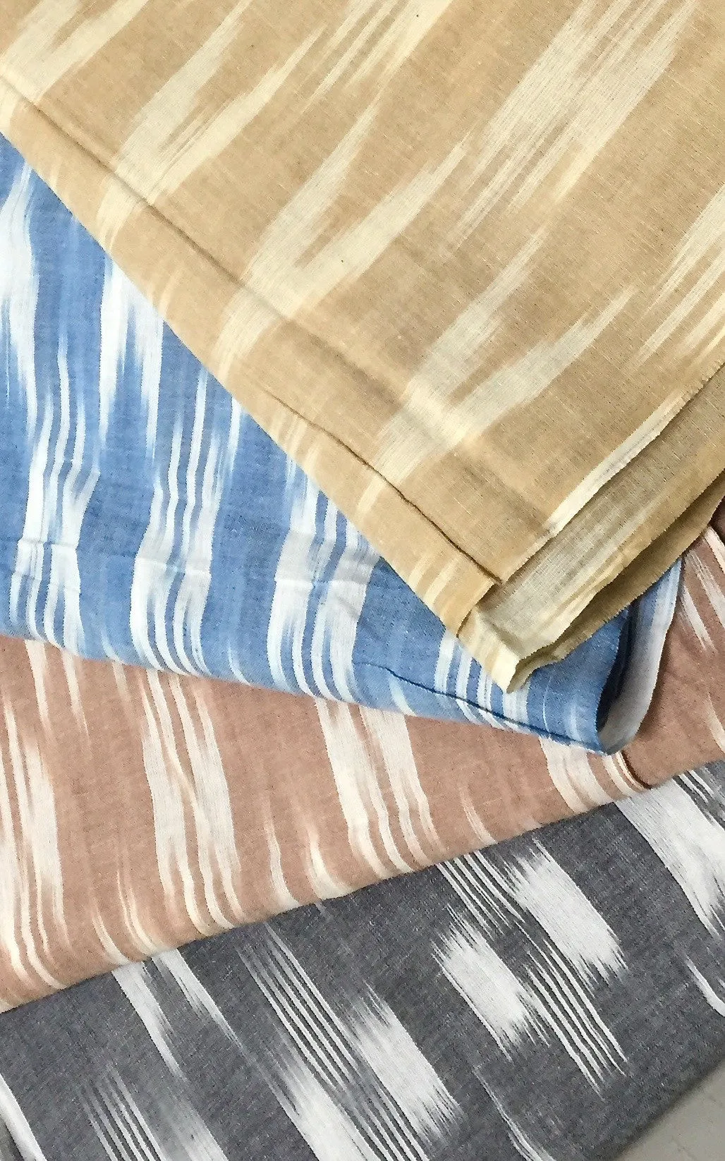 Ikat Dyed Cotton Shawl