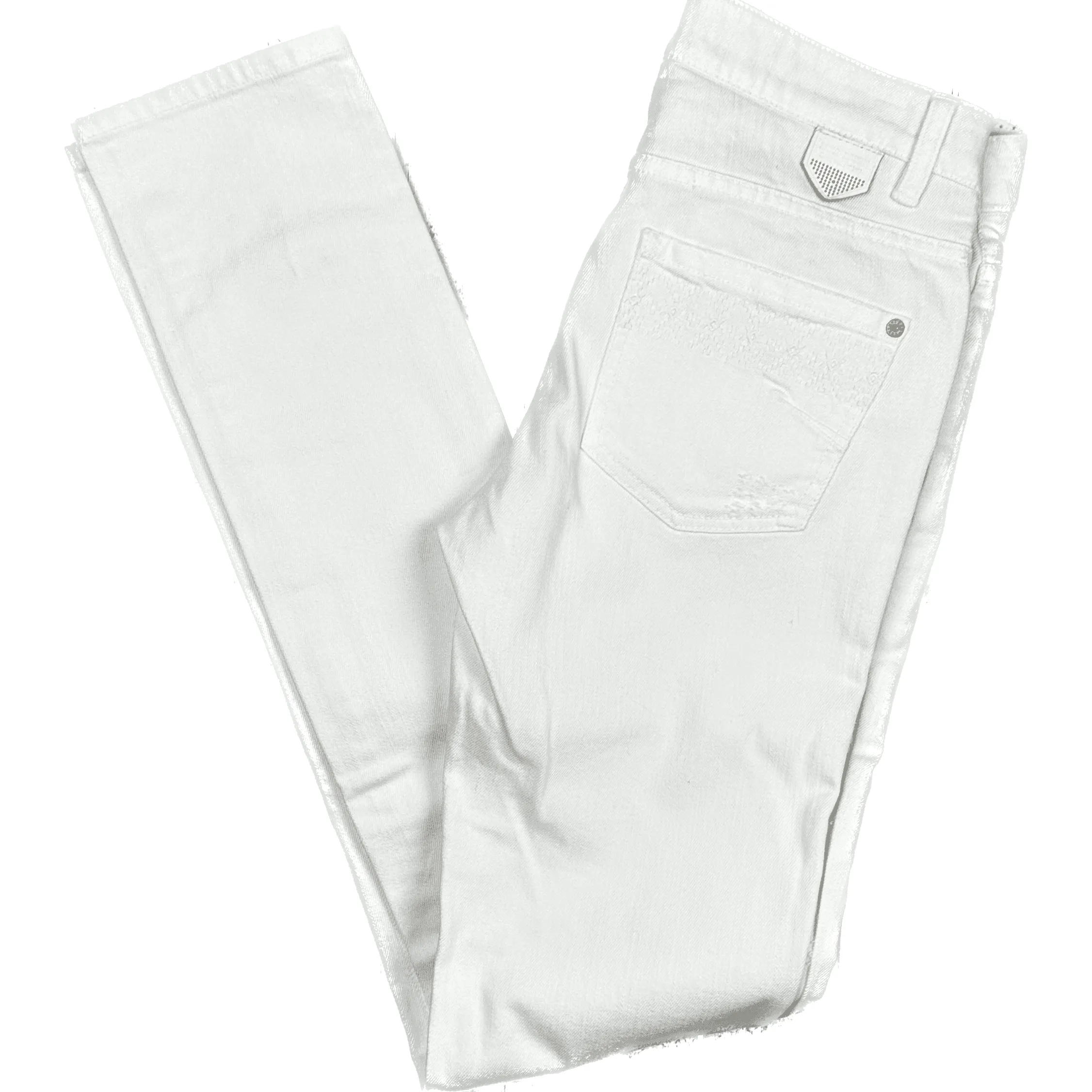 IKKS France Ladies White Slim Fit Jeans- Size 27