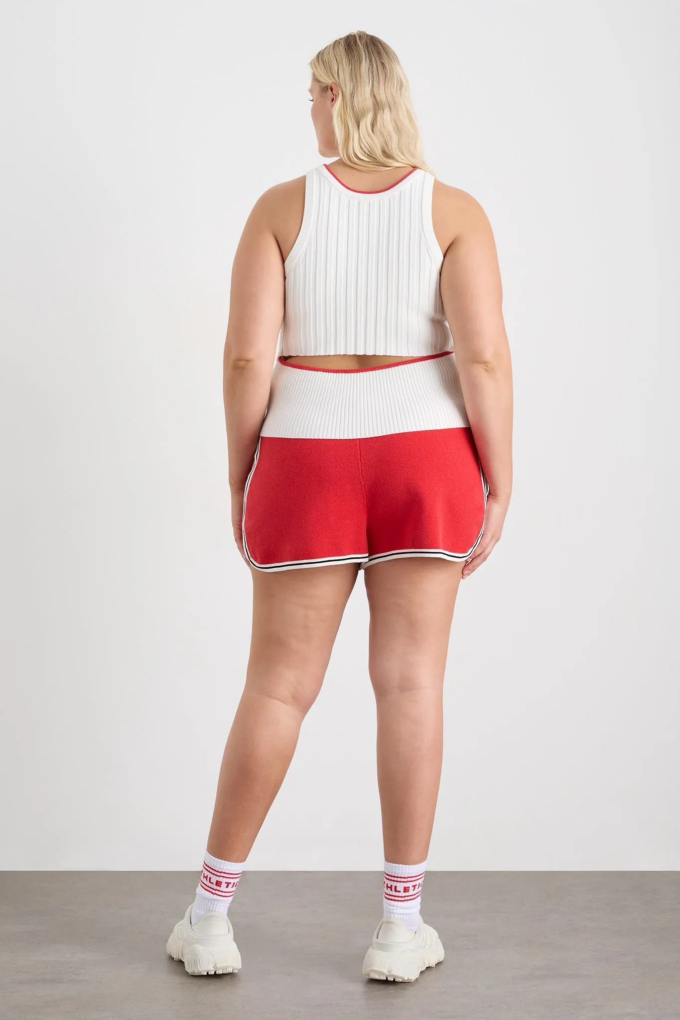 Racer Split Knit Top 107