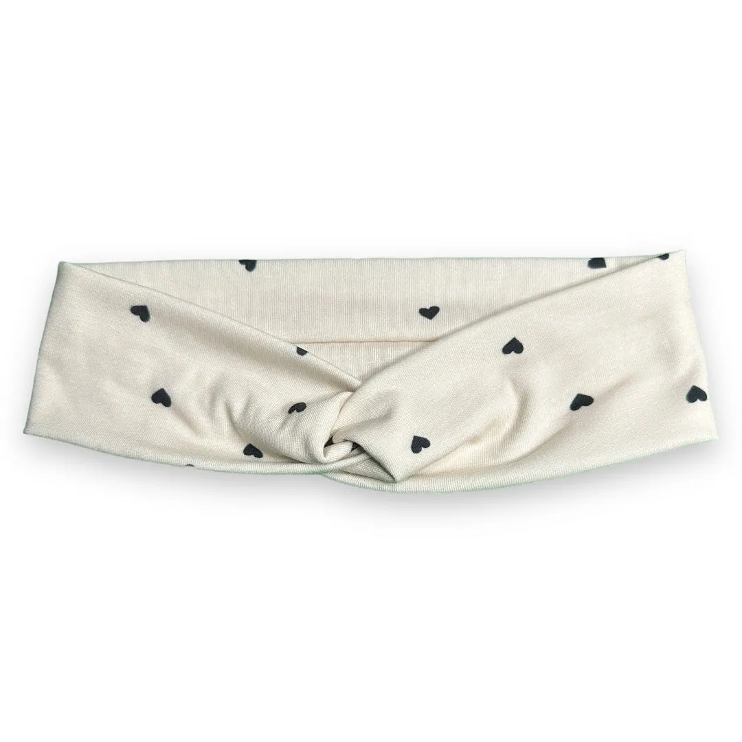Scattered Hearts Knotties Headband