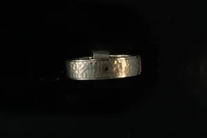 Superfit Hammered Plain Metal Band