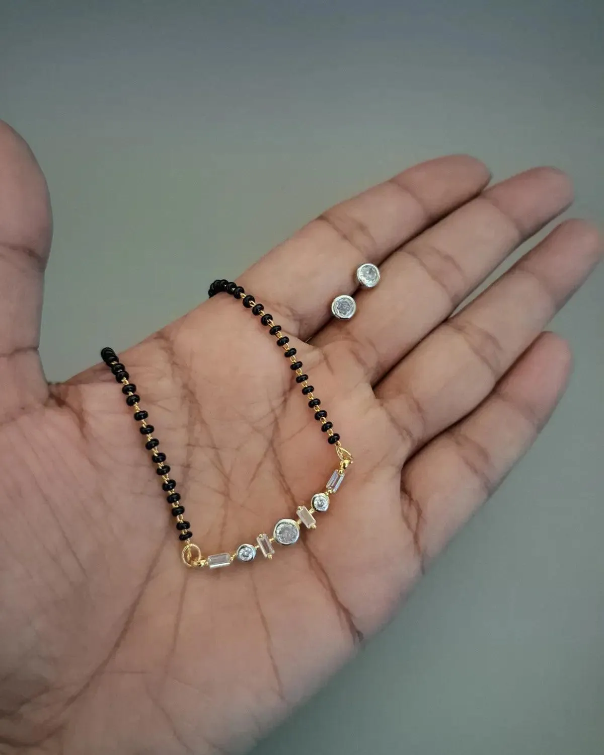 Zevarly Nandini Designer Diamond Mangalsutra